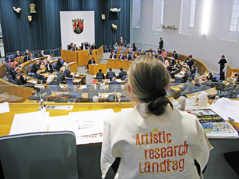 Kirsten Kötter: Artistic research Landtag, 21.02.2019, house of representatives, Landtag Rheinland-Pfalz,
  Mainz