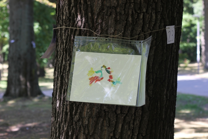 2025-08-20_malathon-chemnitz_23_baum_2902, watercolour, 24 × 32 cm (Kirsten Kötter)