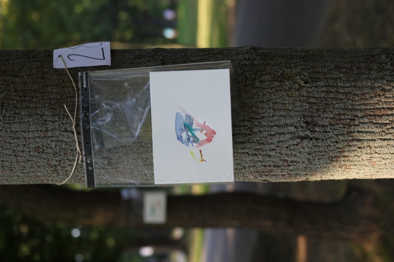 2025-08-20_malathon-chemnitz_28_baum_2941, watercolour, 12 × 17 cm (Kirsten Kötter)