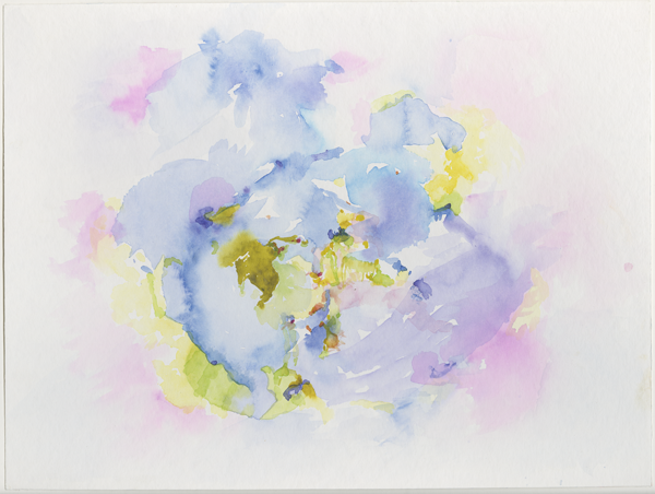 2005-02-21_f-meze-spirale (6.3), Mèze, France, watercolour, 30 × 40 cm (Kirsten Kötter)