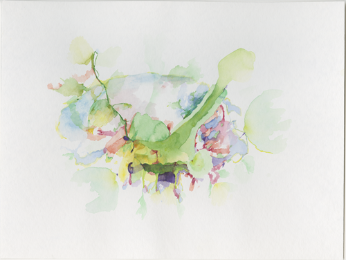 2005-04_05_s1, Salzburg, watercolour, 30 × 40 cm (Kirsten Kötter)