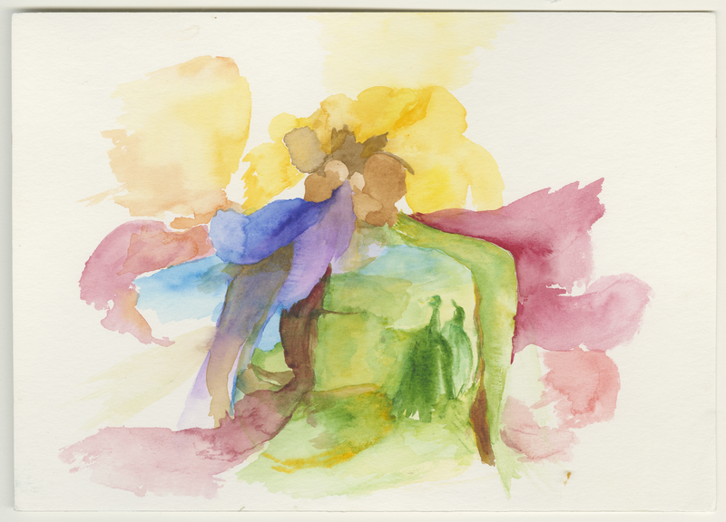 2005_abstrakt-2, watercolour, 17 × 24 cm (Kirsten Kötter)