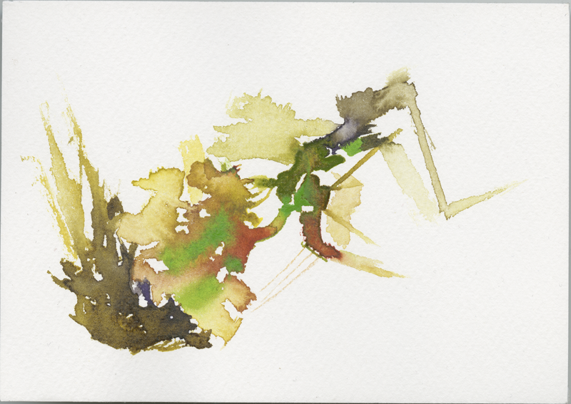 2017-06-28_26_kevo-photosynthese-experiment-2, watercolour, 12 × 17 cm (Kirsten Kötter)